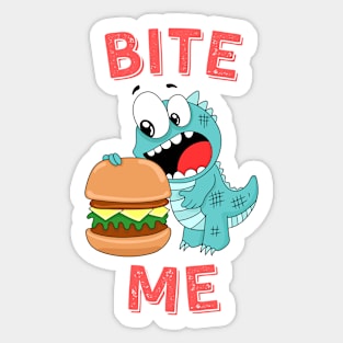 Bite me ! Sticker